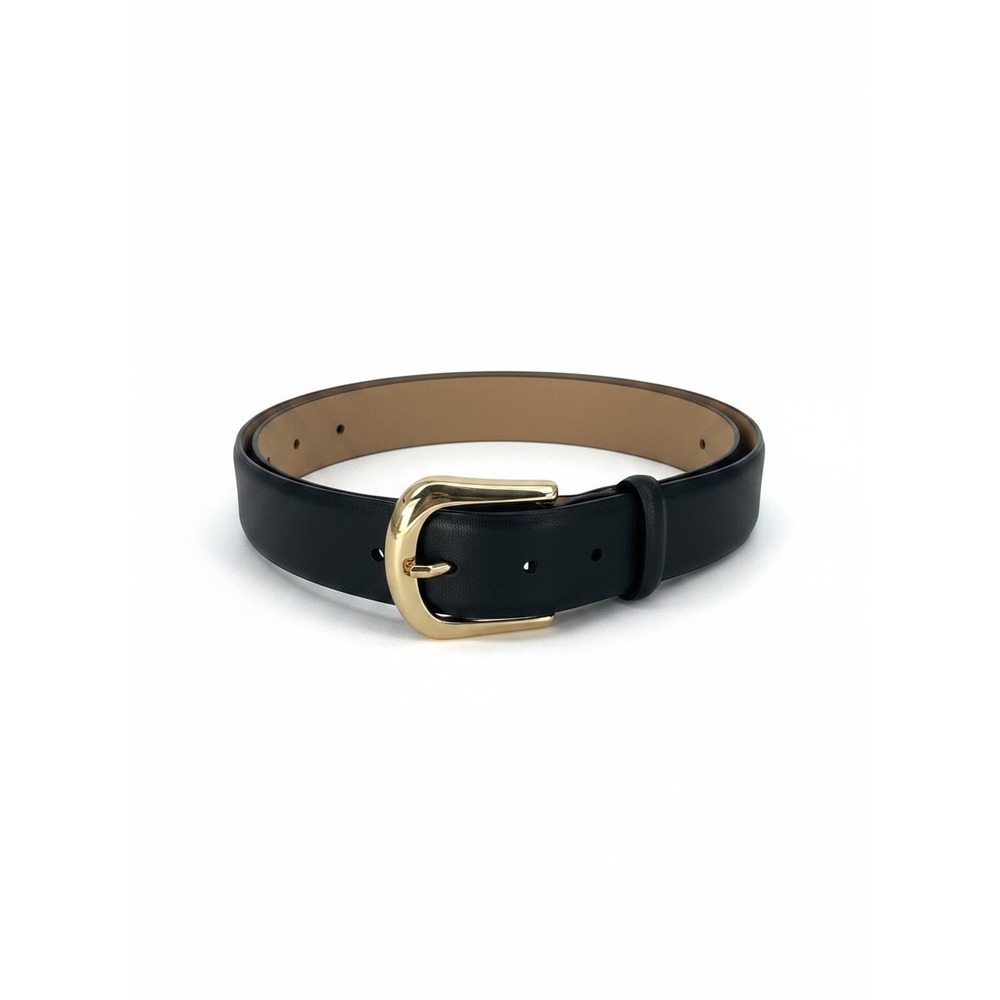 B-Low the Belt Kennedy Leather Belt Black Gold Size‎ XS